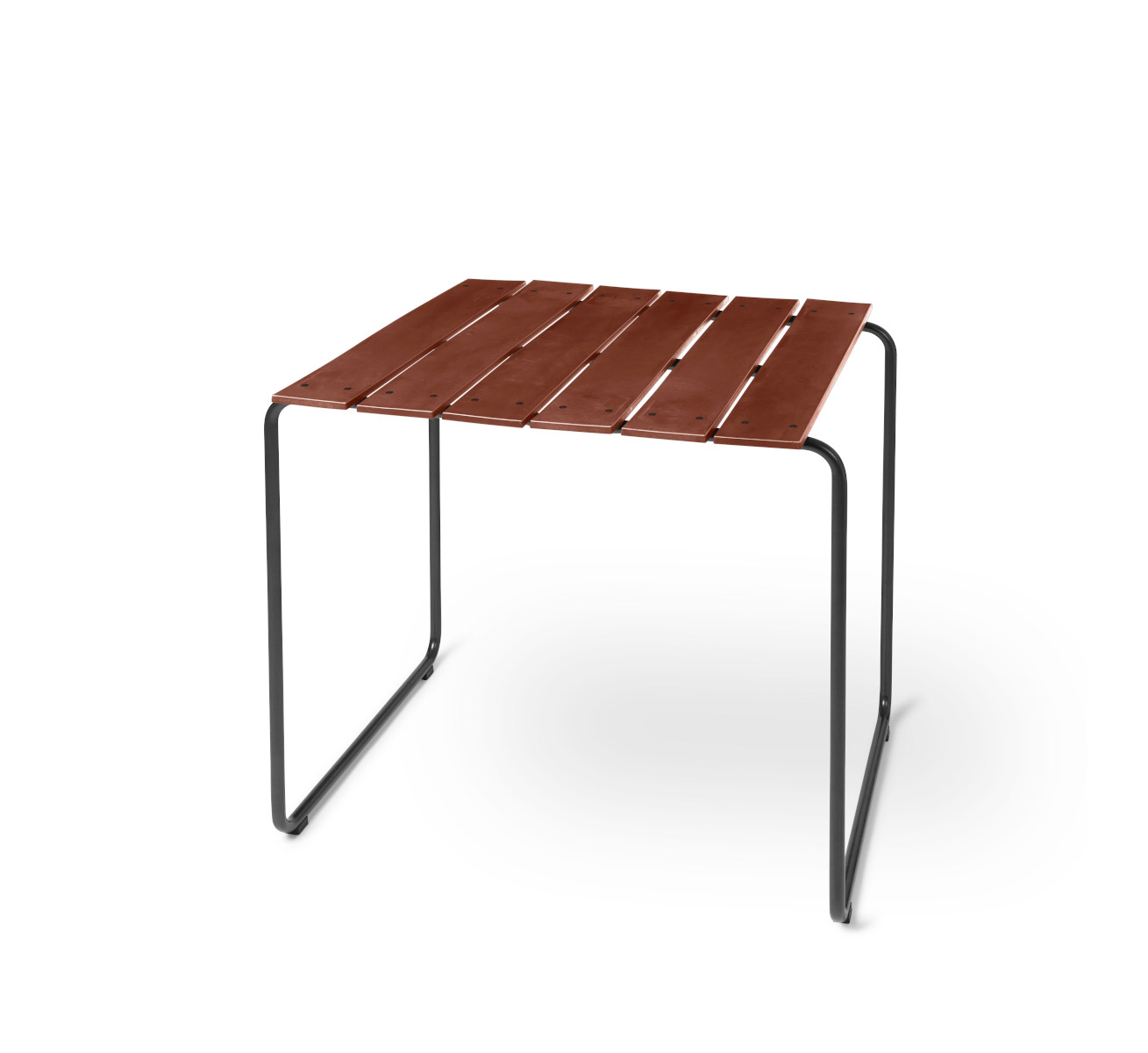 Ocean Tisch, 70 x 70 cm, burnt red