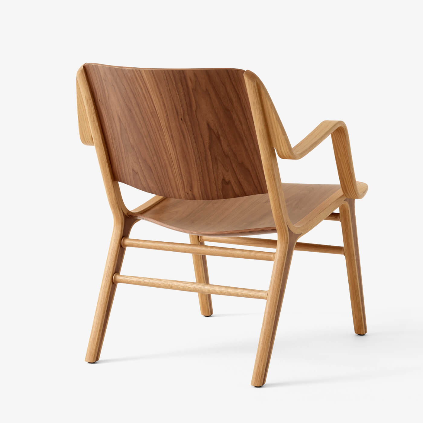 AX HM11 Sessel, hochwertige Eiche/Walnuss, dänische Handwerkskunst – gemütlich im Esszimmer oder Lounge-Bereich