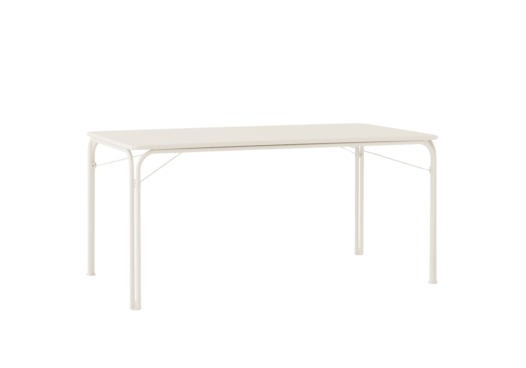 &Tradition Thorvald SC113 Outdoor Tisch, pulverbeschichteter Stahl, 160x90cm, langlebig & elegant