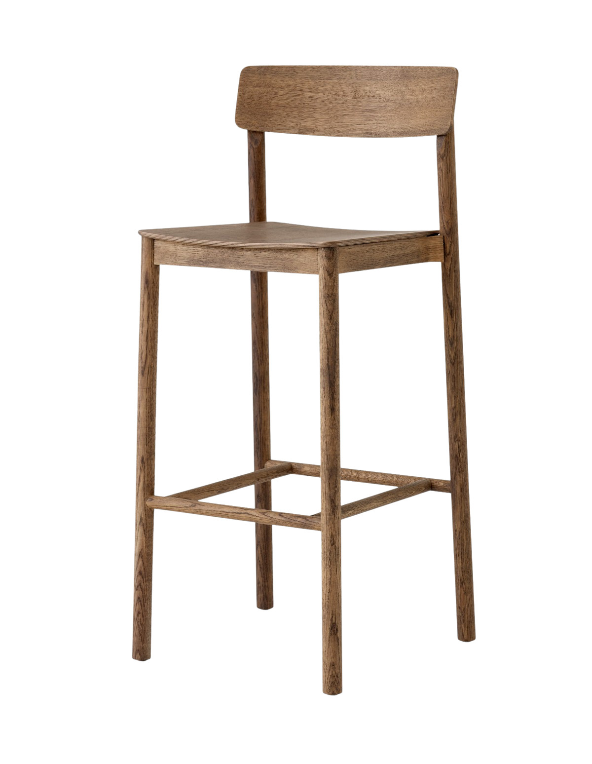 &Tradition Betty TK16 Barhocker, höhe 75 cm, Eiche geräuchert, skandinavisches Design – stilvoll an Küchen- oder Bartresen