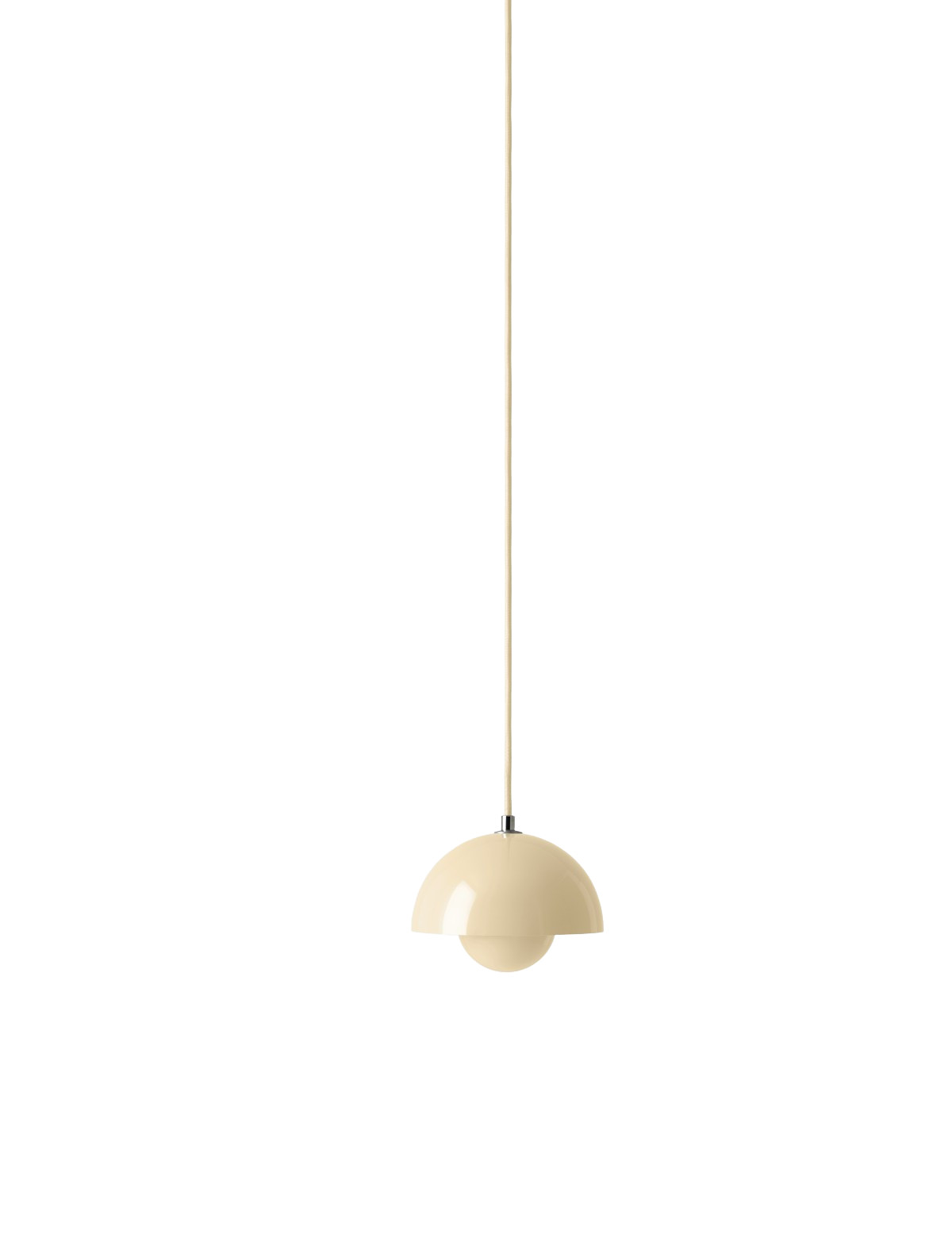 Flowerpot VP10 Pendelleuchte, ivory