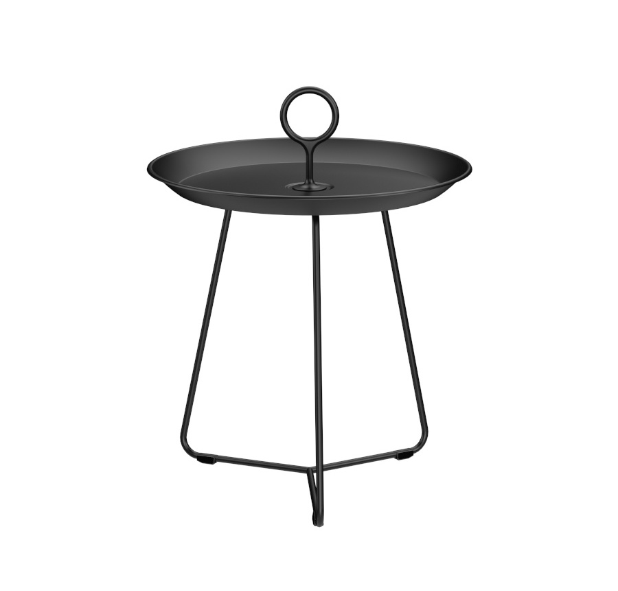 Eyelet Beistelltisch, Ø 45 cm, schwarz Eyelet Beistelltisch, Ø 45 cm, schwarz