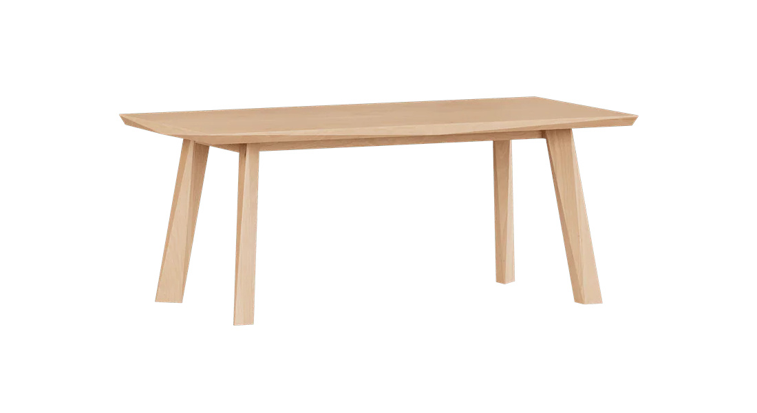 Edge Esstisch, 180 x 90 cm, eiche natur