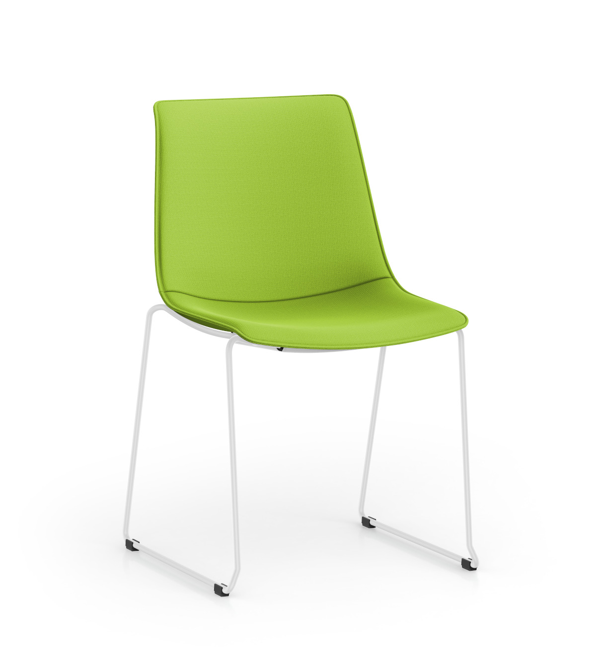 Interstuhl SHUFFLEis1 SU134 Besucherstuhl mit ergonomischem Sitz, stapelbar, modernes Design, ideal für Wartebereiche