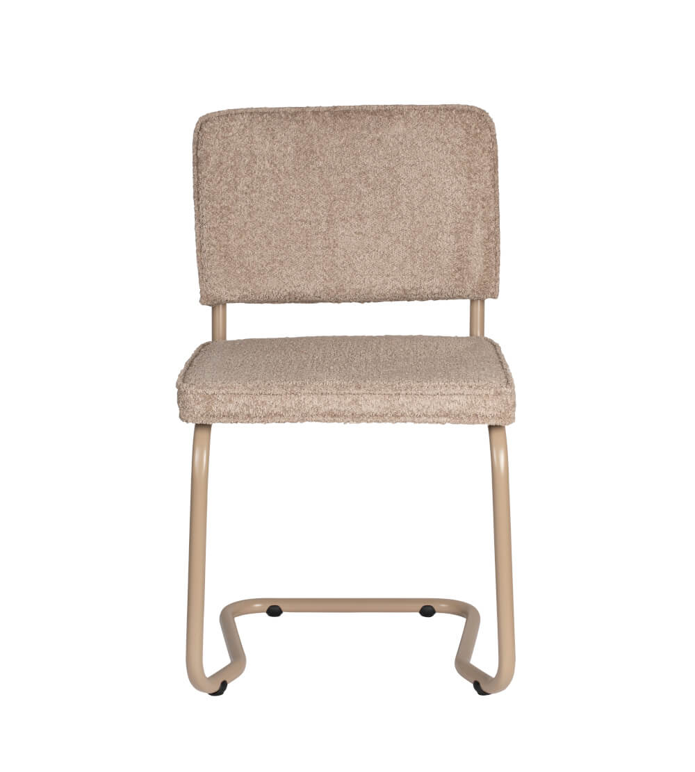 Zuiver Ridge Kink Soft Stuhl in Beige – eleganter Designstuhl für Wohnzimmer und Esszimmer Zuiver Ridge Kink Soft Stuhl in Beige – komfortabler Designstuhl mit modernem Look für stilvolle Innenräume