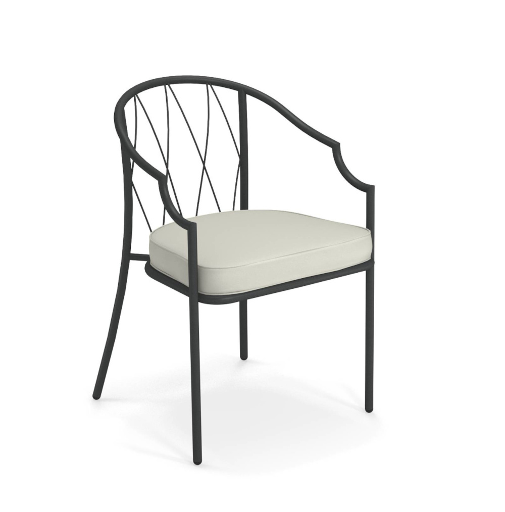 Como Armlehnstuhl, antikeisen Como Armlehnstuhl, antikeisen