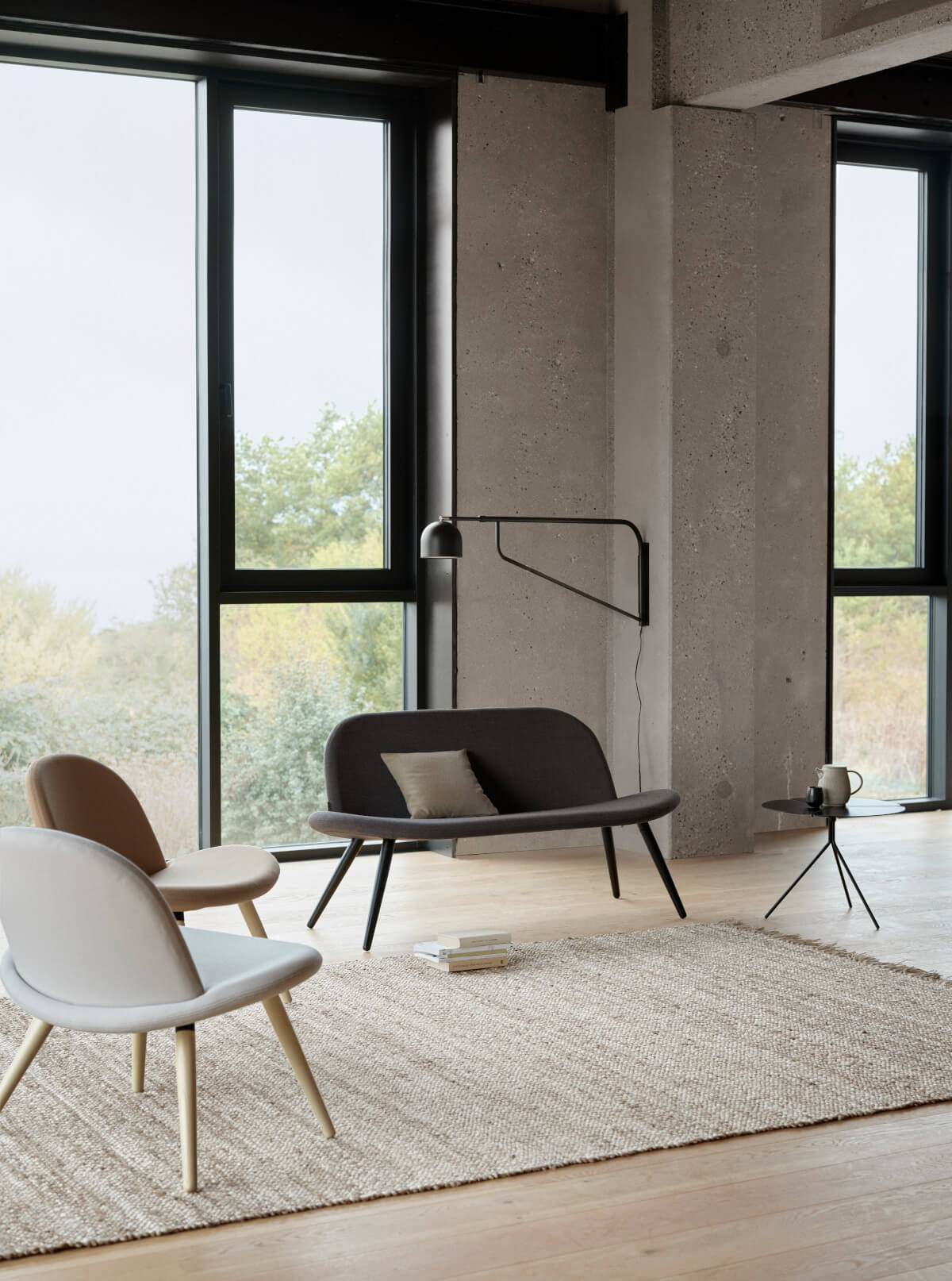 Softline Orlando Wood Bank aus massivem Holz, zeitlose Sitzbank im modernen Wohnstil