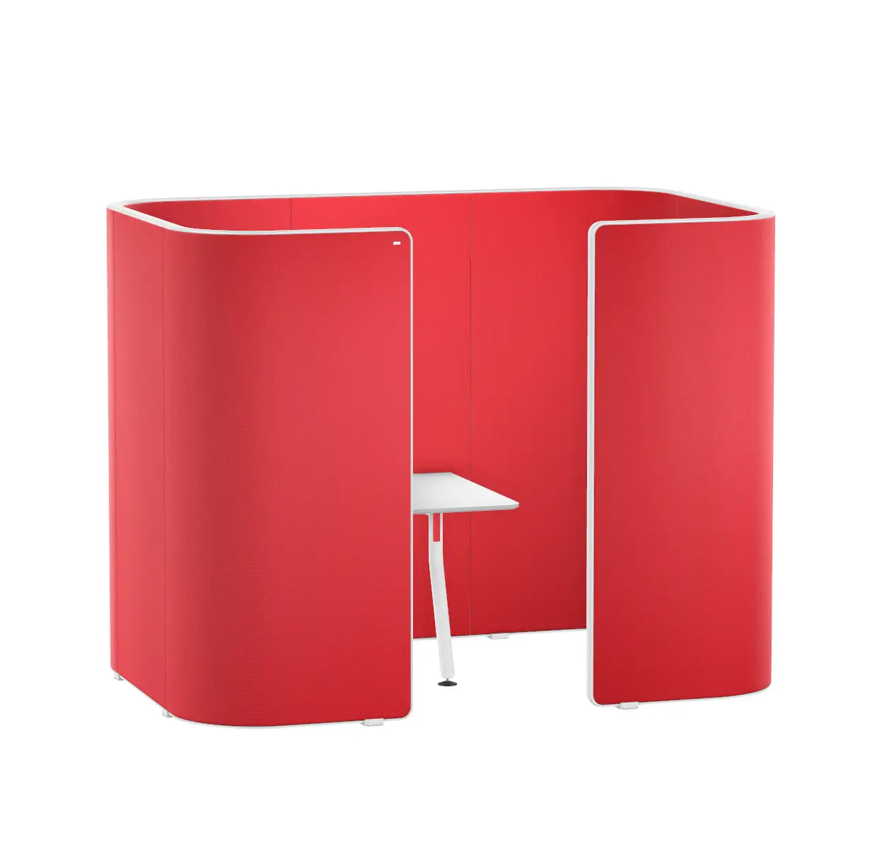 Hoher Interstuhl HUB HU272 Besprechungs-Pod mit integriertem Tisch als abgeschirmter Bereich für Meetings und konzentriertes Arbeiten