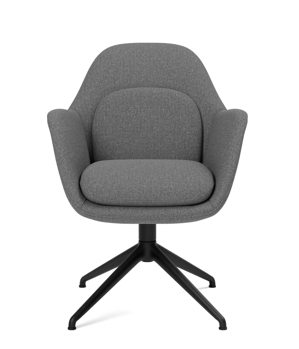 Swoon Chair Swivel Base, schwarz / sunniva 242
