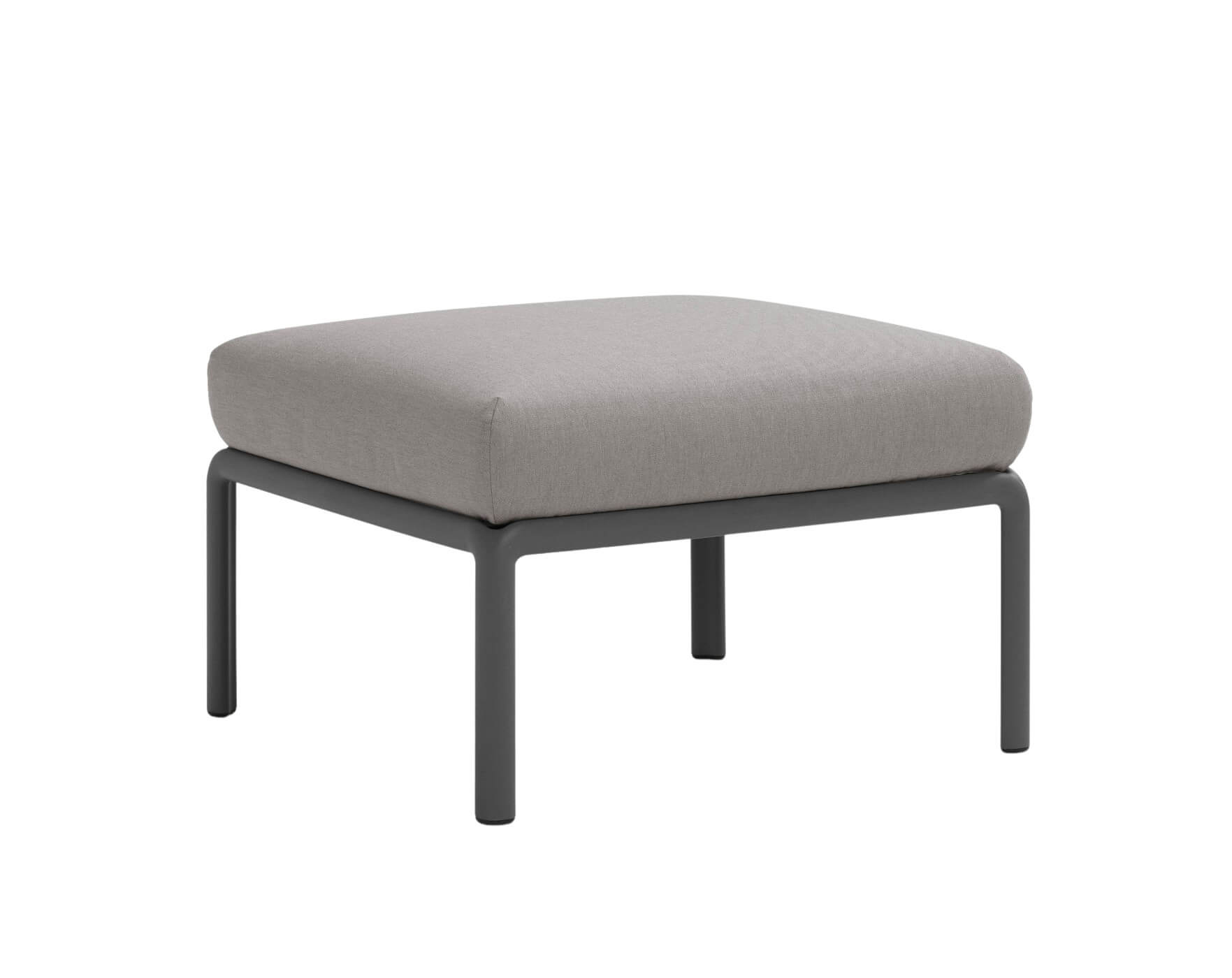 Nardi Komodo Pouf anthrazit – moderner Outdoor-Hocker Nardi Komodo Pouf anthrazit, Outdoor-Polsterhocker, wetterfest, leicht, modernes italienisches Design