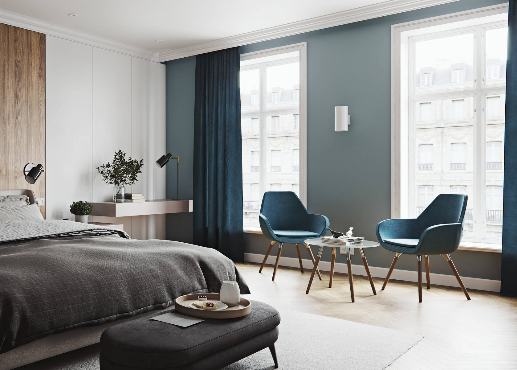 Ergonomischer Profim Fan 10HW Bürostuhl mit stabilem Holzgestell, langlebig und komfortabel