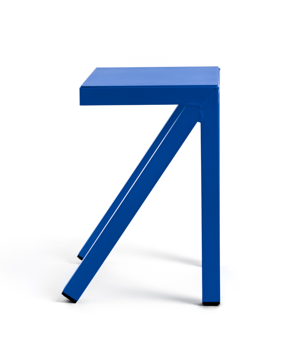 Magis Bureaurama Hocker blau – stabiler Design-Hocker Magis Bureaurama Hocker blau, stabiler fester Hocker, komfortabel, modernes italienisches Design