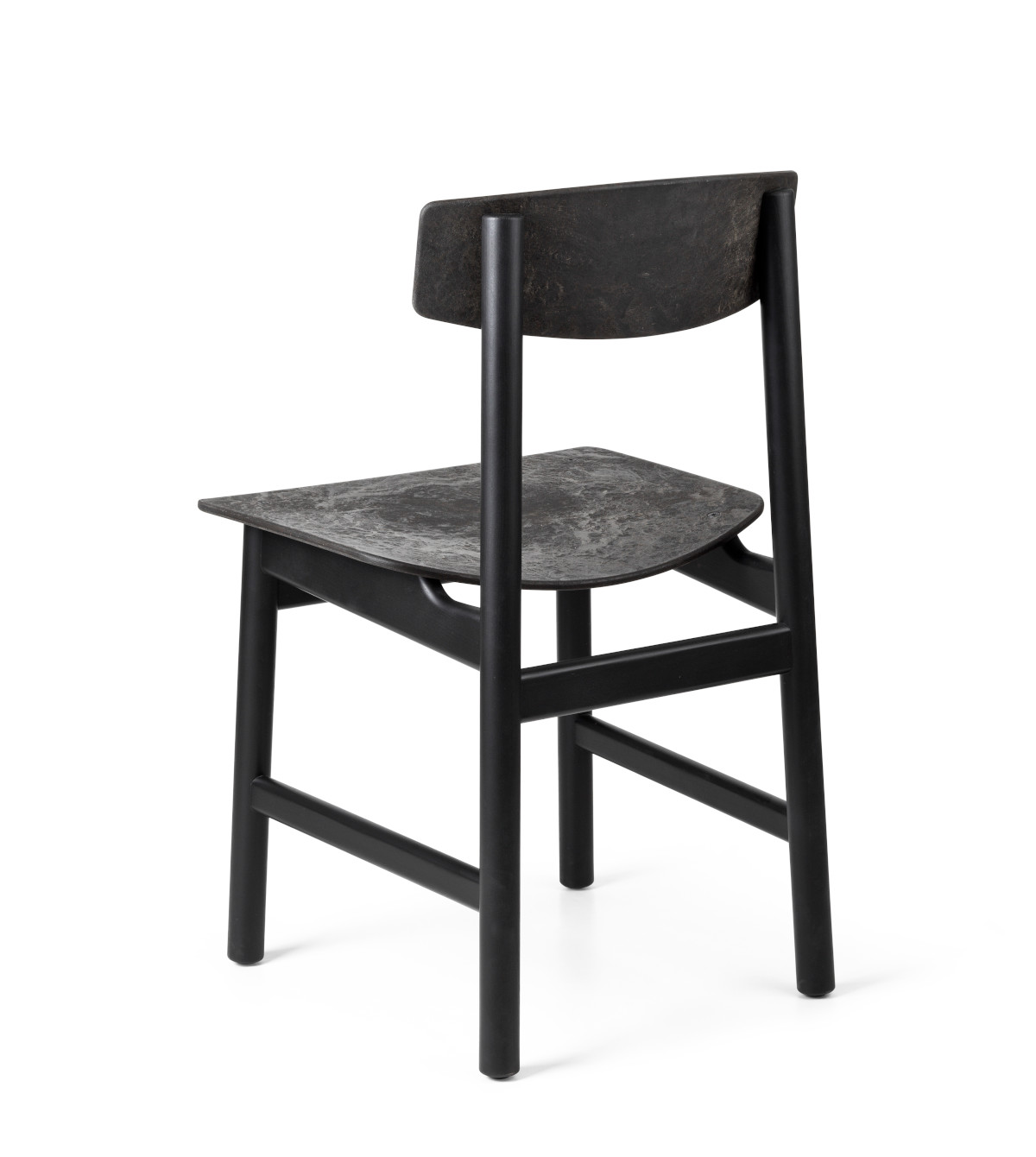 Conscious Chair 3162, buche grau lackiert / wood waste grey