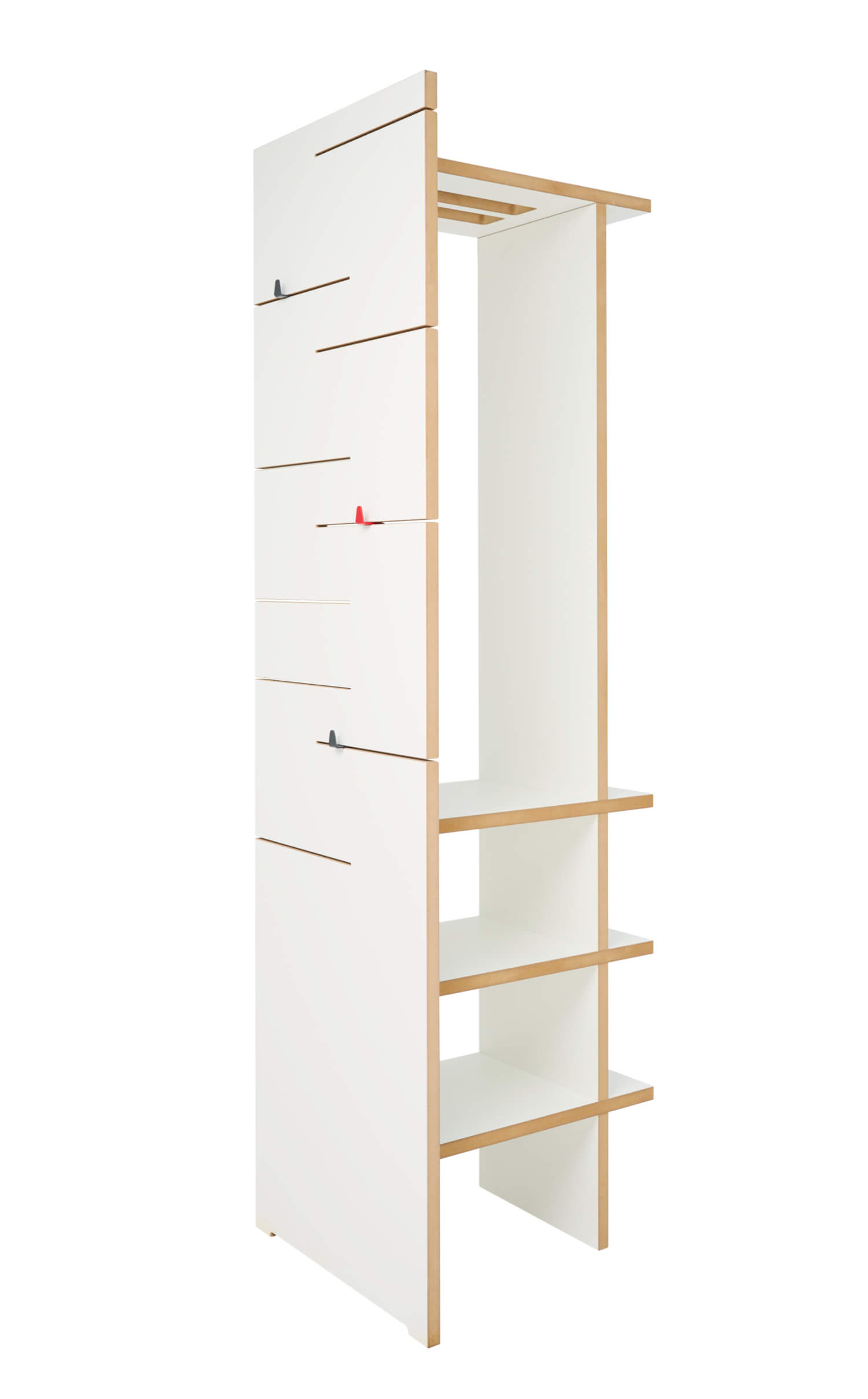 Angeber 500 Garderobe, weiß Tojo Angeber 500 Garderobe