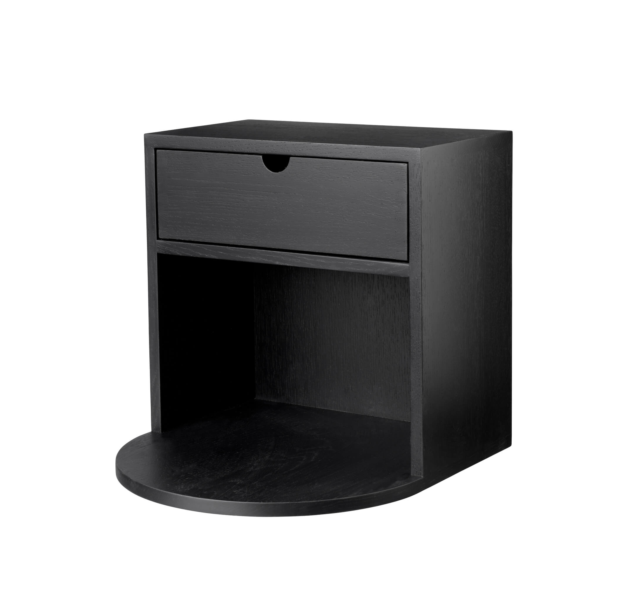 B99 Radius Wandschrank, eiche schwarz