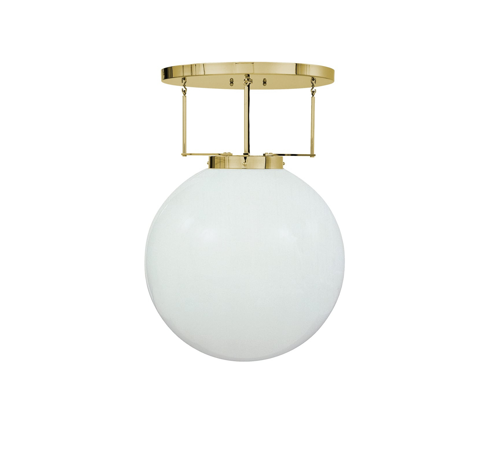 Tecnolumen DMB 26 Bauhaus Deckenleuchte – Messing Tecnolumen DMB 26 Deckenleuchte in Messing – original Bauhaus-Leuchte von 1926 im Entwurf von Marianne Brandt