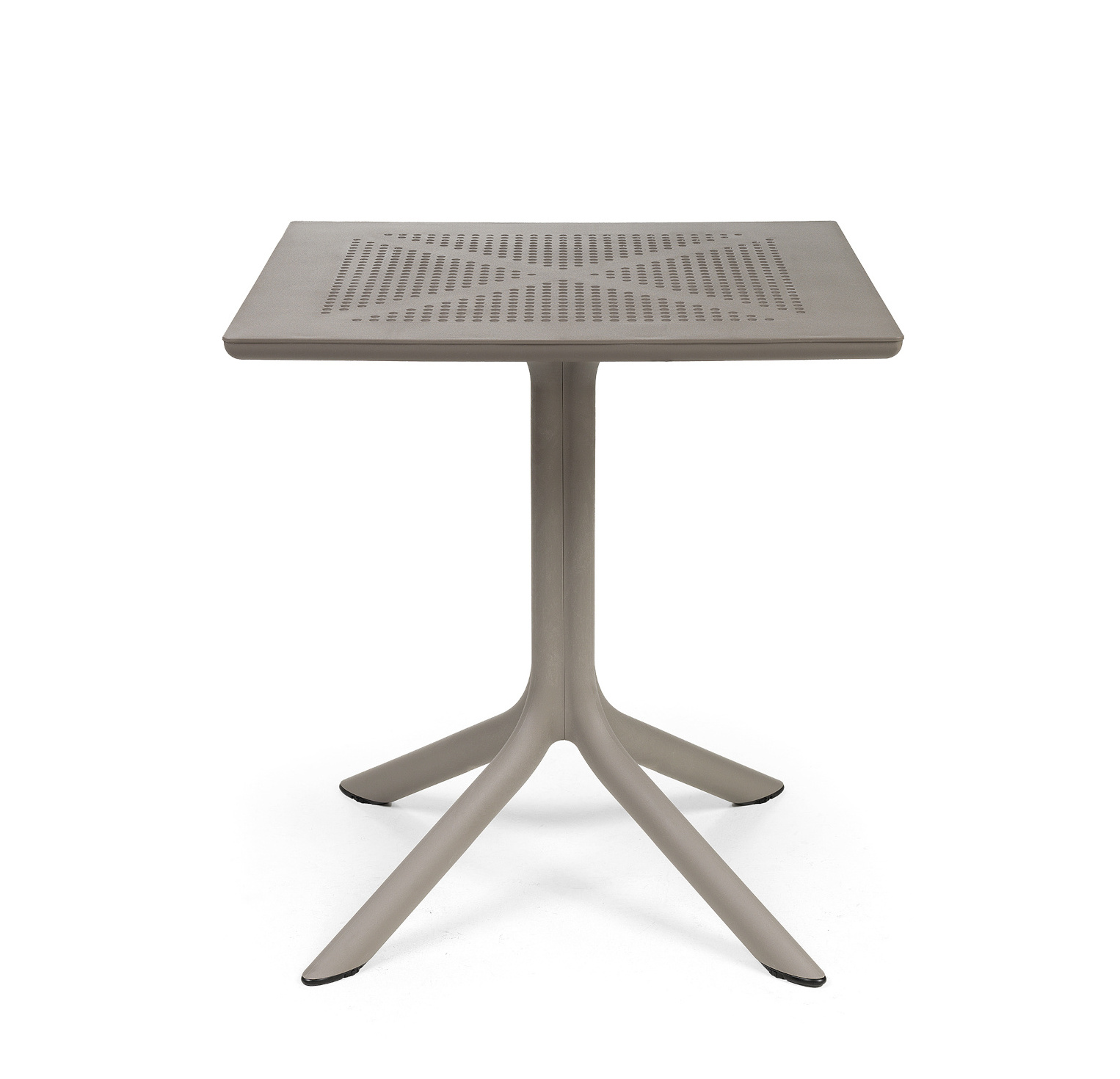 Variante Clip 70 Gartentisch, 70 x 70 cm, tortora