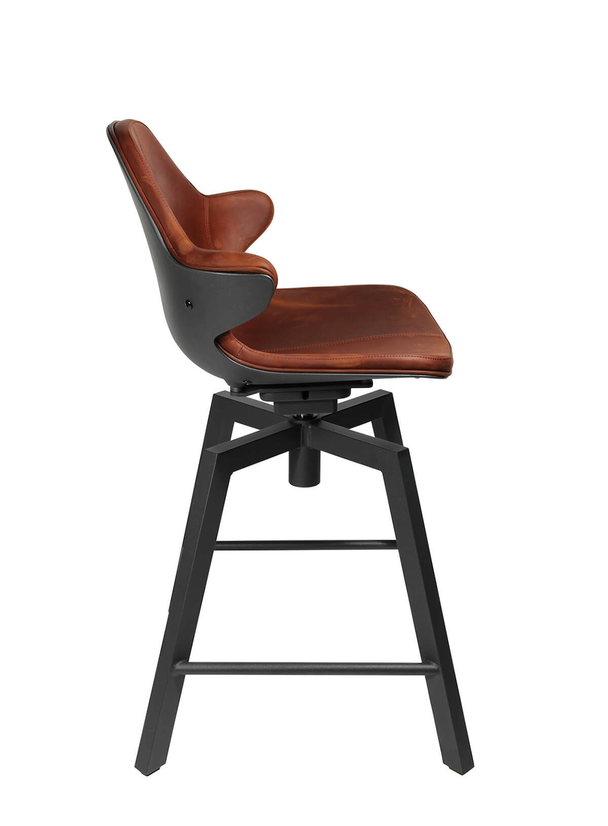 Ergonomischer Wagner W-Loft Stool mit höhenverstellbarem Drehgestell und Dondola®3 Sitzkomfort