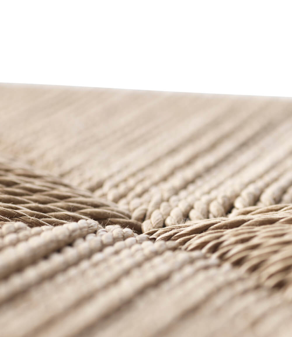 FDB Møbler J164C Barhocker, 68 cm, naturgeflecht, Eiche natur, funktional, nachhaltiges nordisches Design