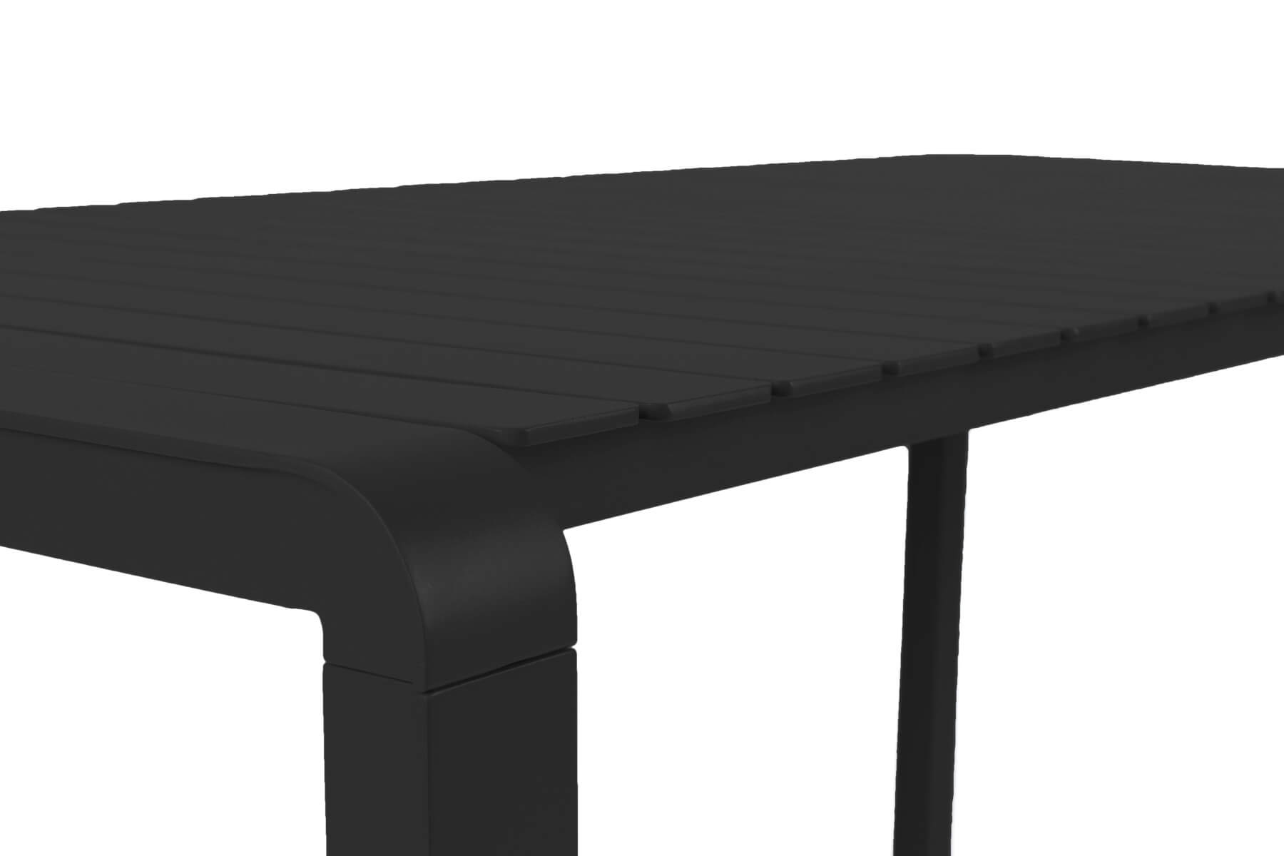 Vondel Tisch, 214 x 97 cm, schwarz