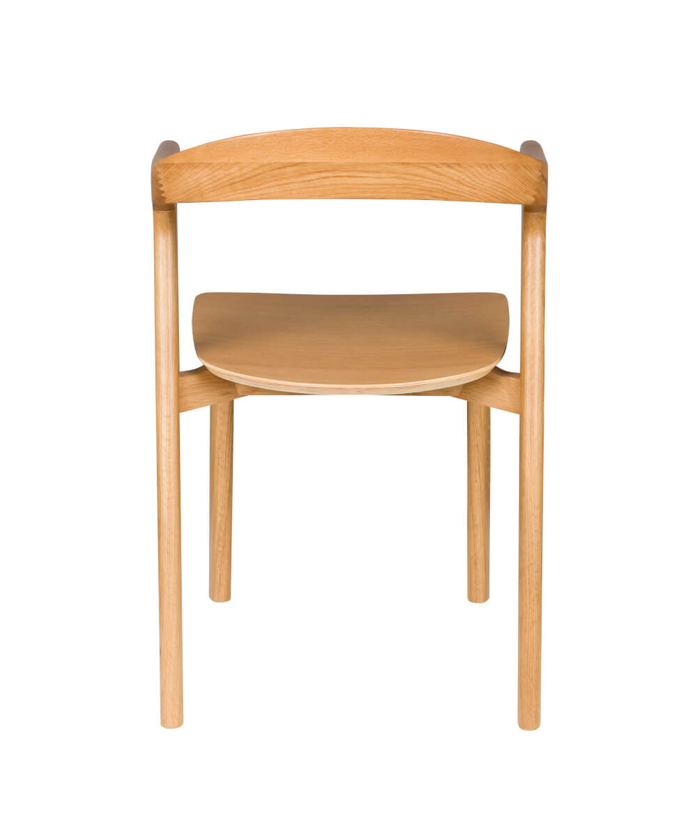 Zuiver Stuhl Northwood in Eiche natur, schlichtes Holzdesign, stabil, hochwertig verarbeitet, für Esszimmer oder Wohnbereich