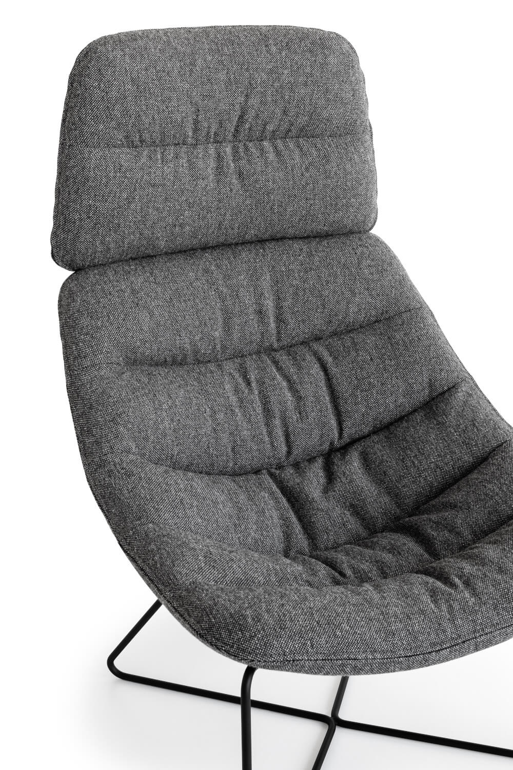 Mishell Soft XL Sessel mit Kufengestell
