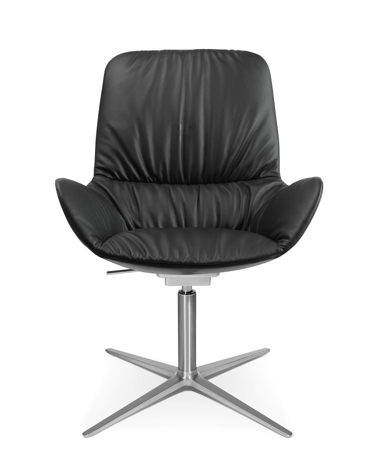 Wagner W-Club Low Loungesessel, hochwertige Polsterung, elegantes Design für moderne Office- und Hospitality-Bereiche