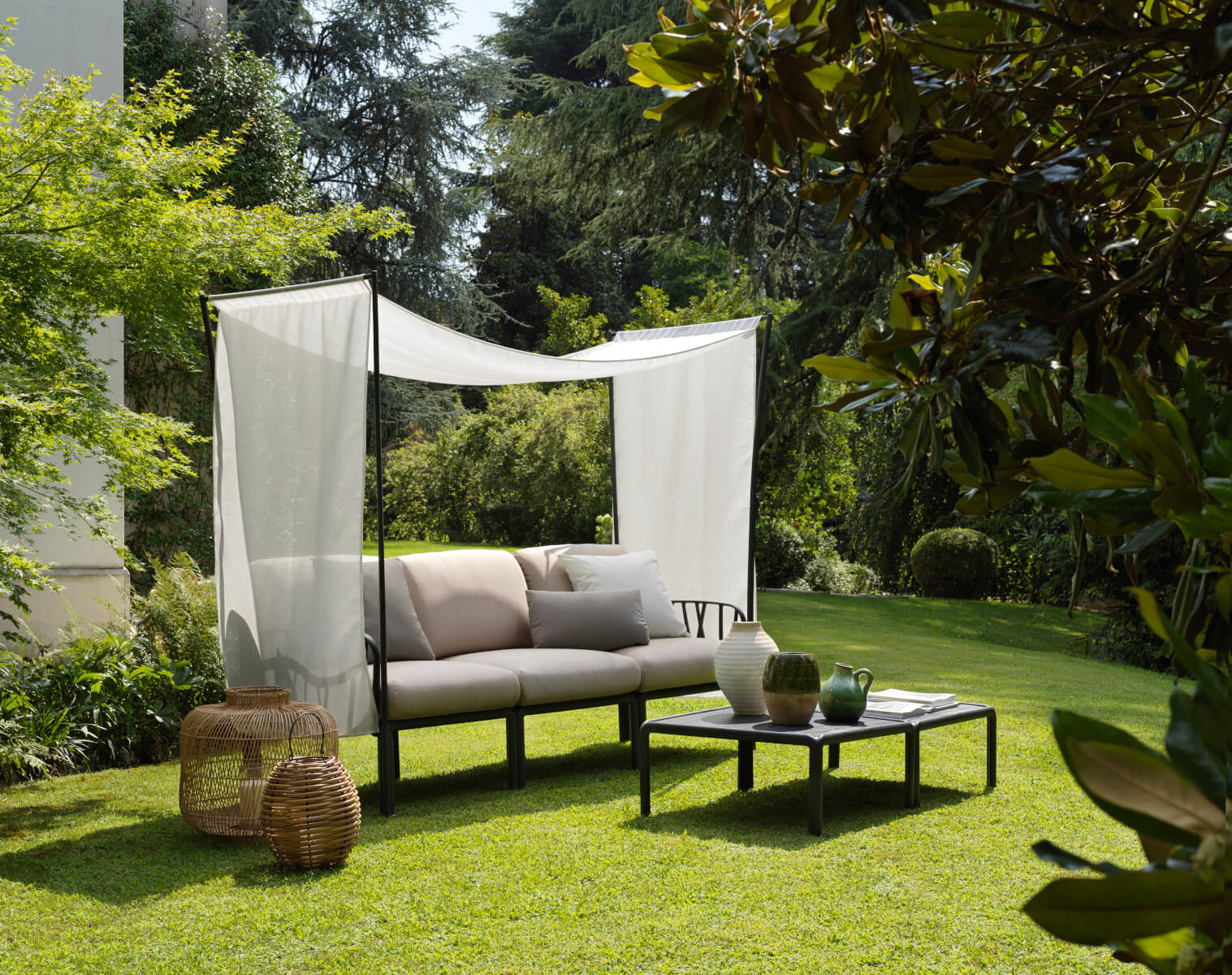 Nardi Komodo Modulsofa Mittelelement, modern, recycelbar und pflegeleicht – hochwertiges italienisches Design