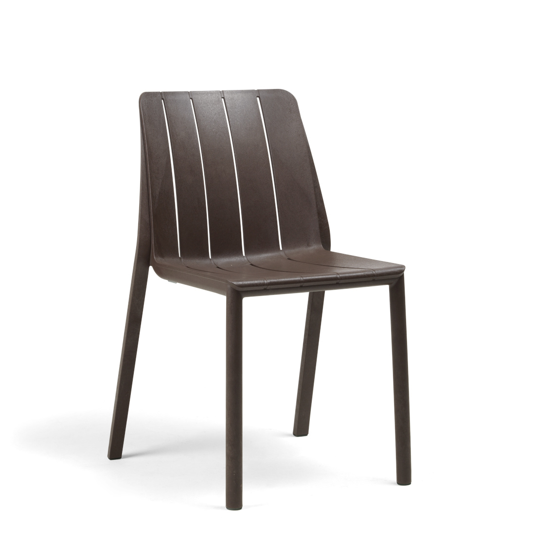 Nardi Tiberina Gartenstuhl terra, Outdoor-Stuhl, wetterfest, leicht, stapelbar, modernes italienisches Design