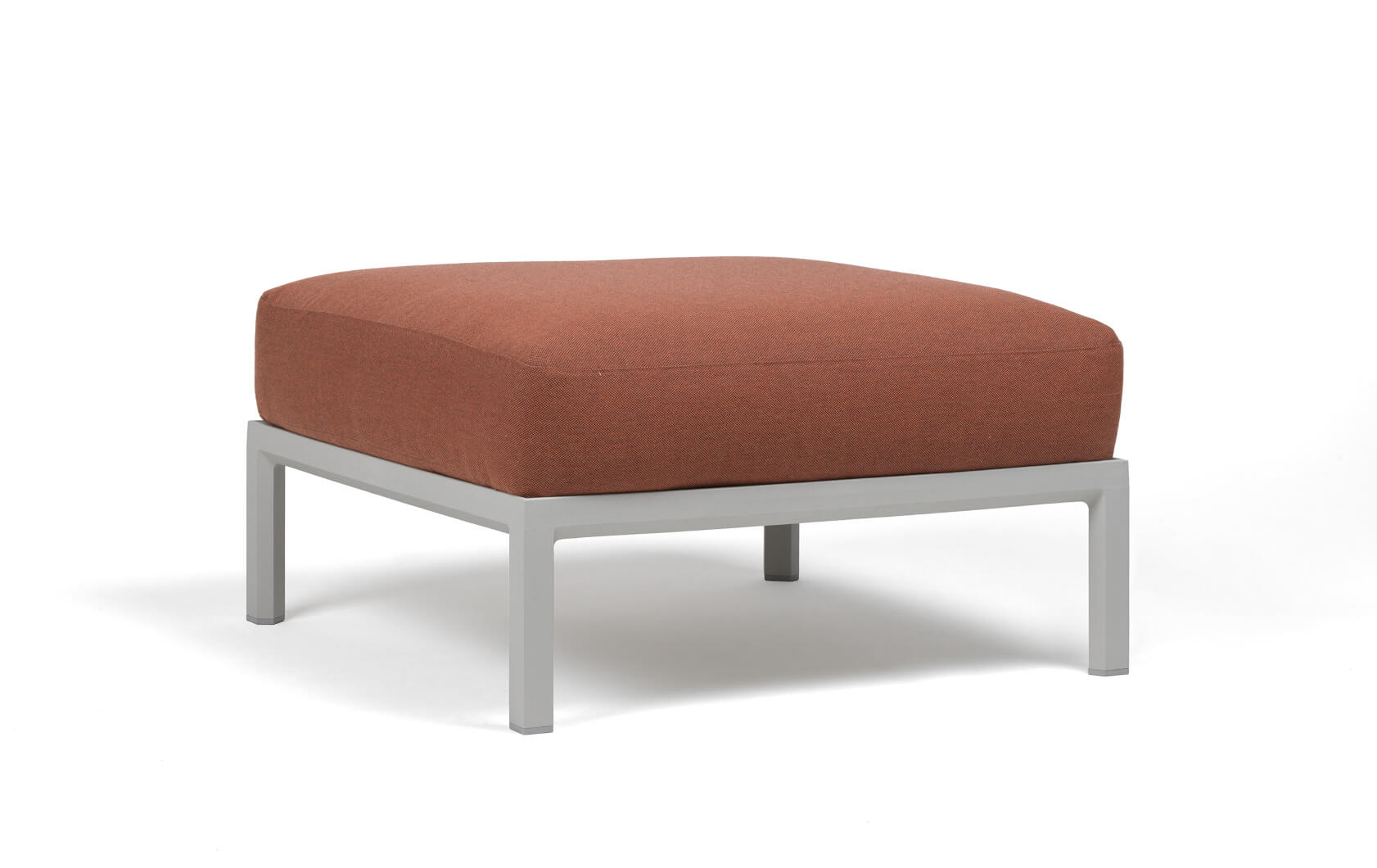 Nardi Maximo Pouf gesso/cannella, italienisches Outdoor-Polster, wetterfest, langlebig, modernes Design