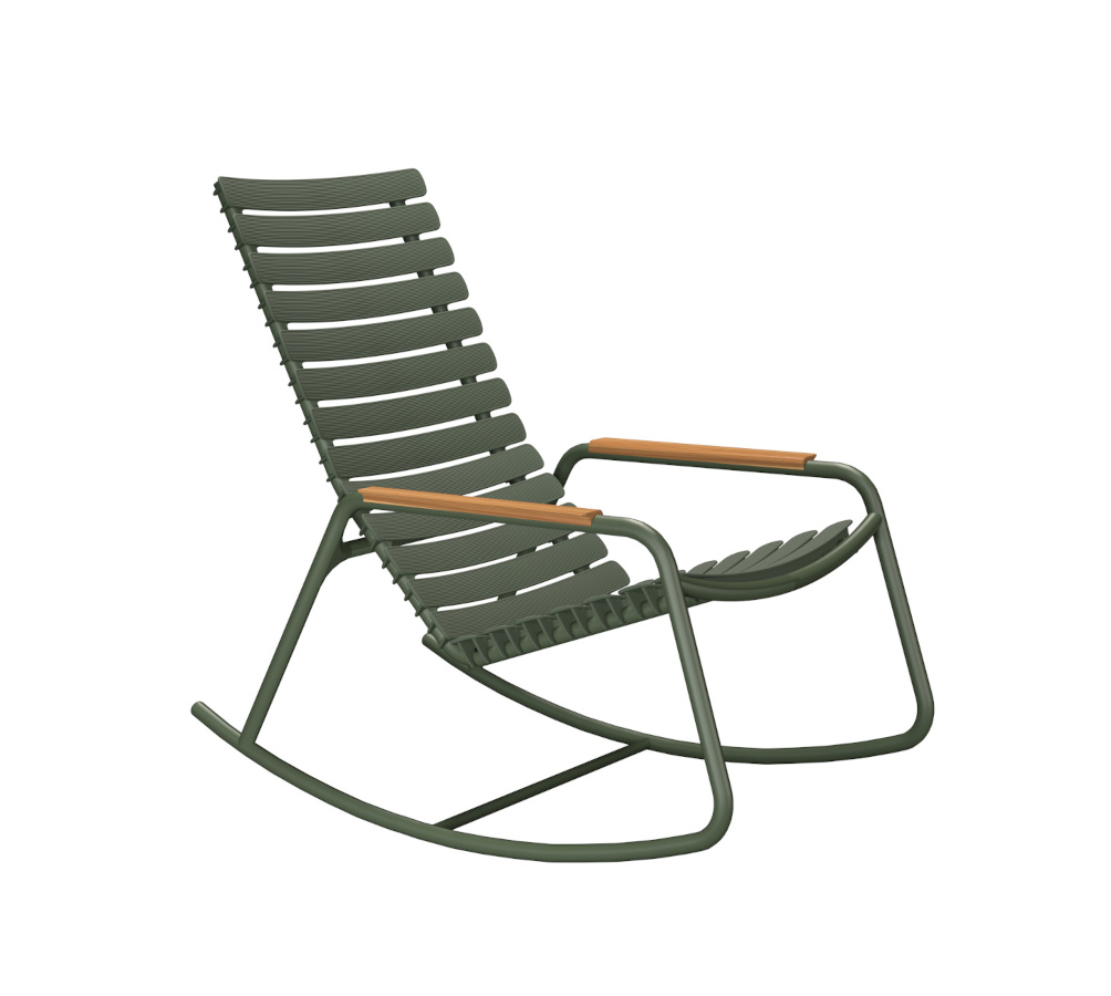 Reclips Schaukelstuhl, olive green