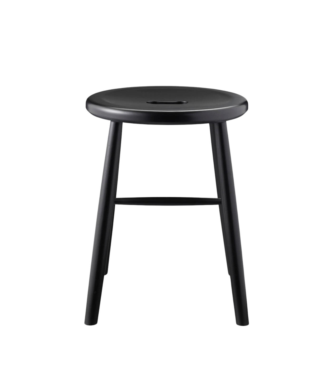 FDB Møbler J27 Hocker – nordischer Design-Hocker FDB Møbler J27 Hocker, nordisches Design, ergonomisch, Buche schwarz, langlebig, nachhaltig