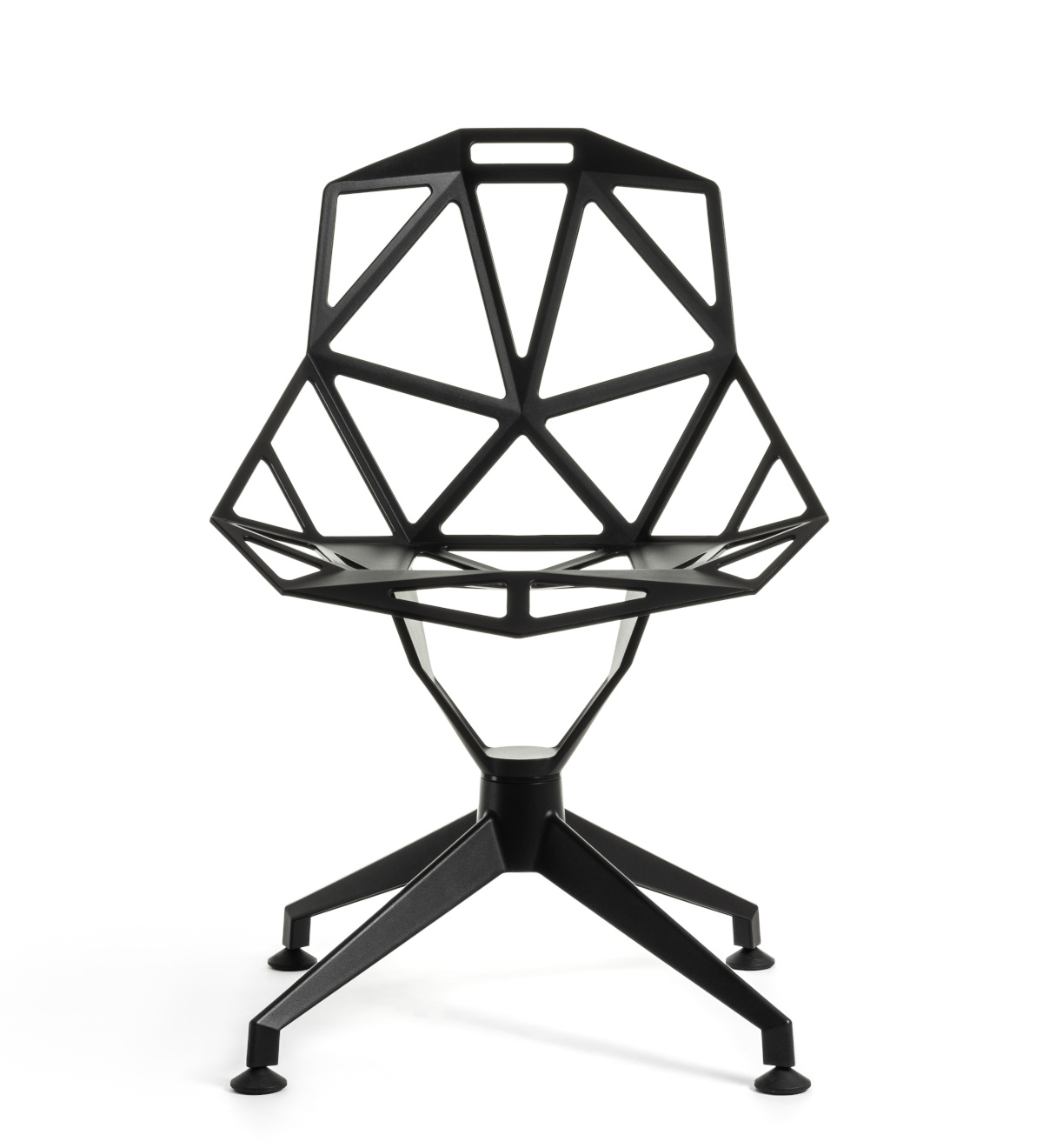 Chair One 4Star, nicht drehbar, blau