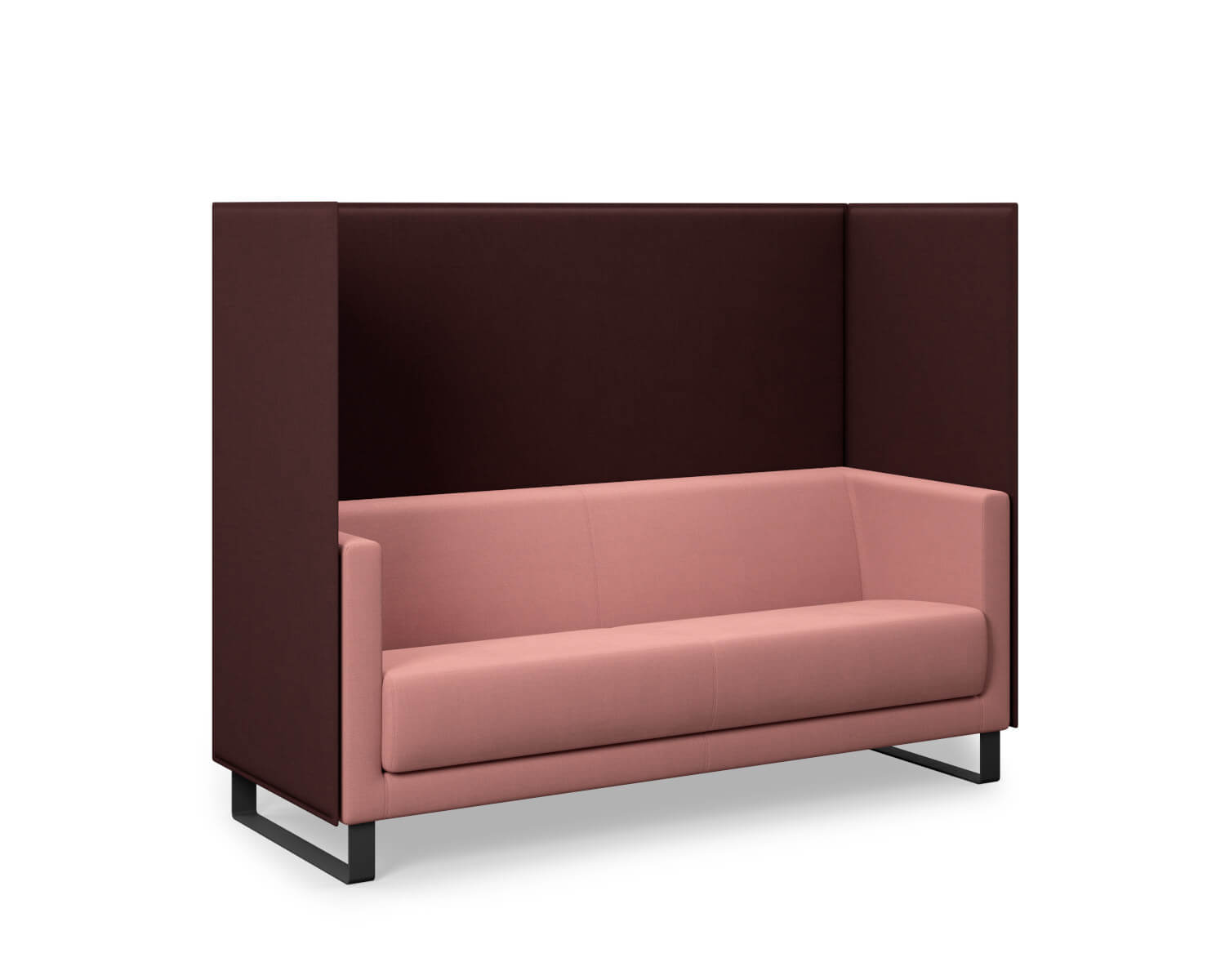 Modernes Profim Vancouver Lite Highback Sofa 3-Sitzer für Akustik, Komfort und stilvolle Büroeinrichtung