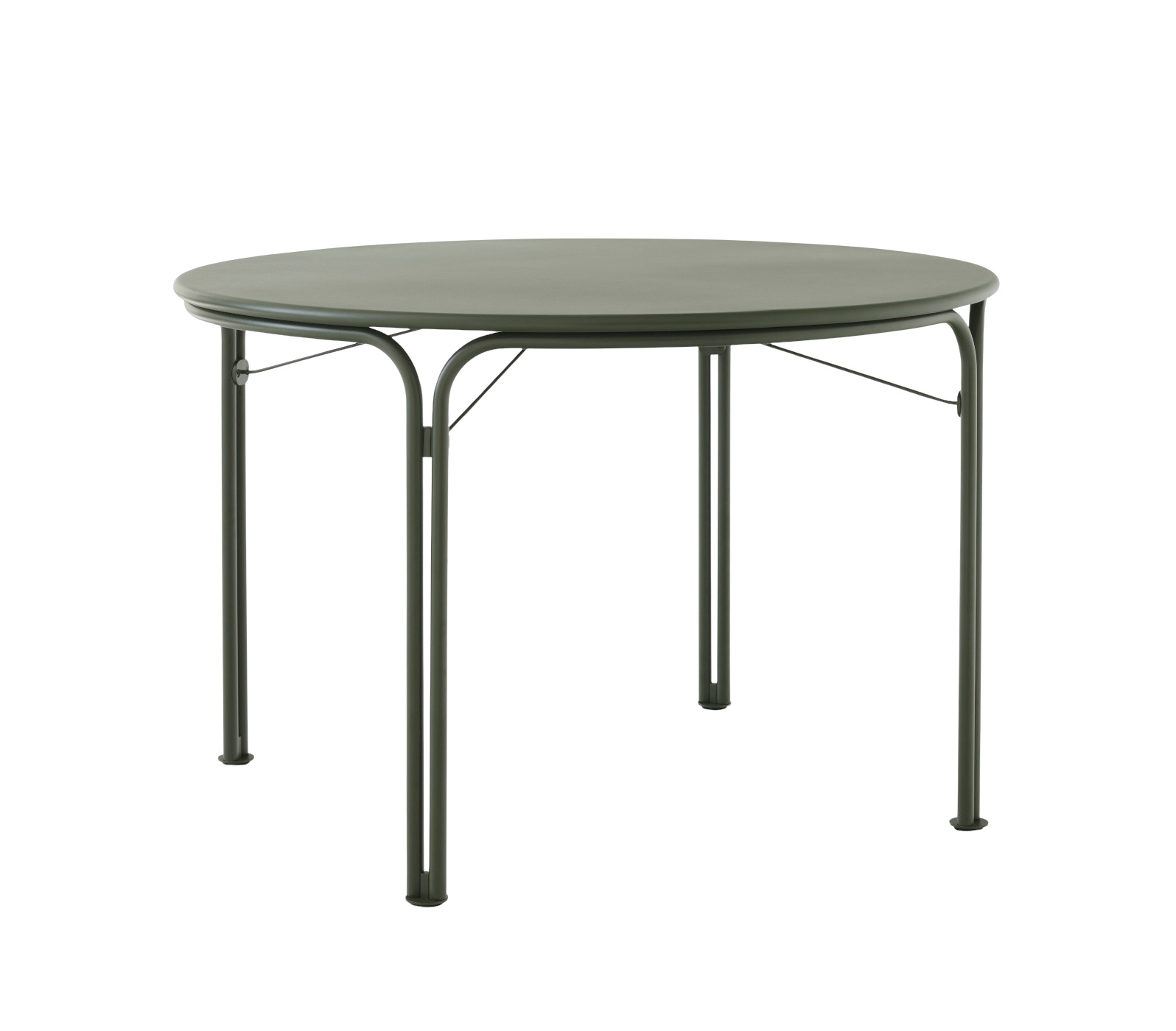 Thorvald SC98 Gartentisch, Ø 115 cm, bronze green