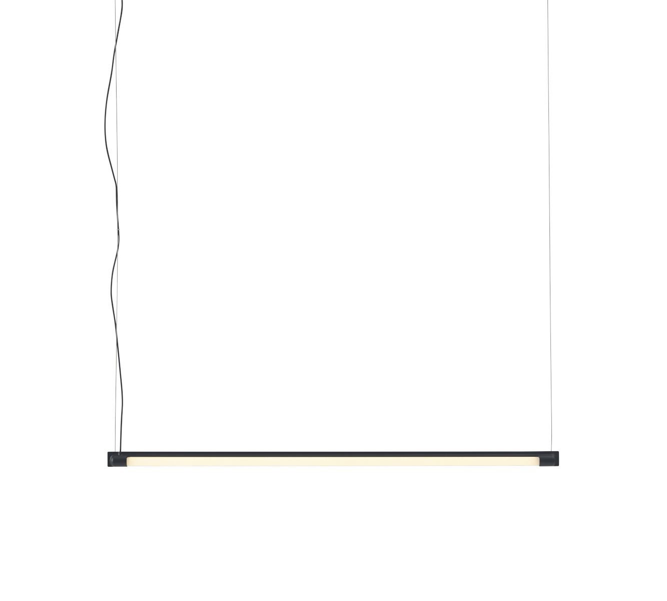Fine Suspension LED Pendelleuchte, 90 cm, schwarz