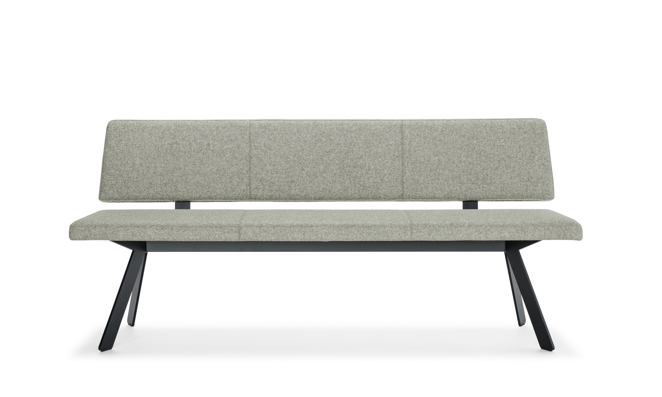 Carim Sitzbank mit Rückenlehne, a-fuss