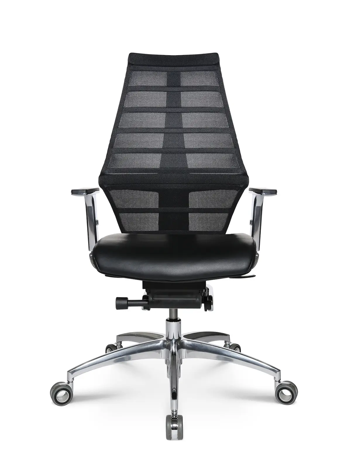 Frontansicht des Wagner W5 Bürostuhls mit ergonomischem Komfortsitz und Netzrücken