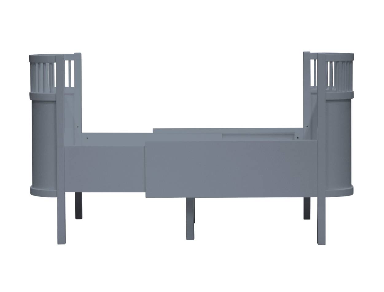 Das Sebra Bett Baby & Junior, weiß Sebra Das Sebra Bett Baby Junior Dunkelgrau 2001302 Design Möbel