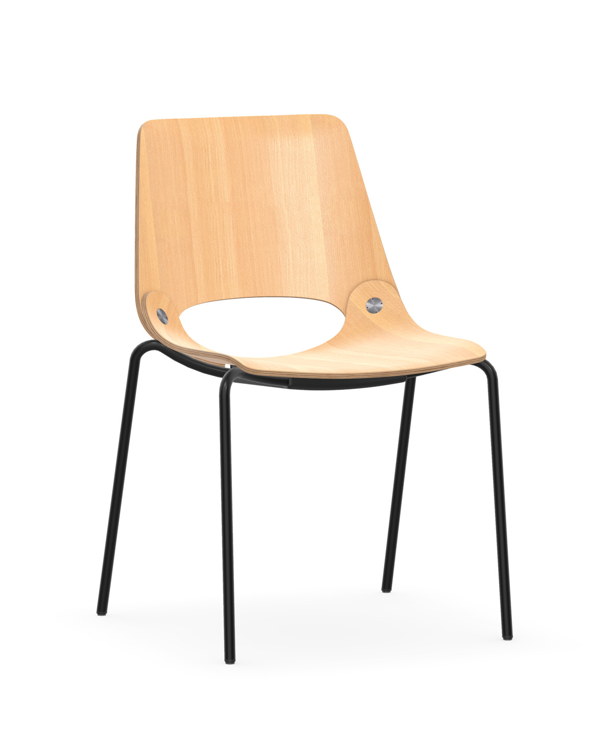 Stapelbarer Interstuhl SHUFFLEis1 SU511 Besucherstuhl, ergonomisch, komfortabel und vielseitig einsetzbar