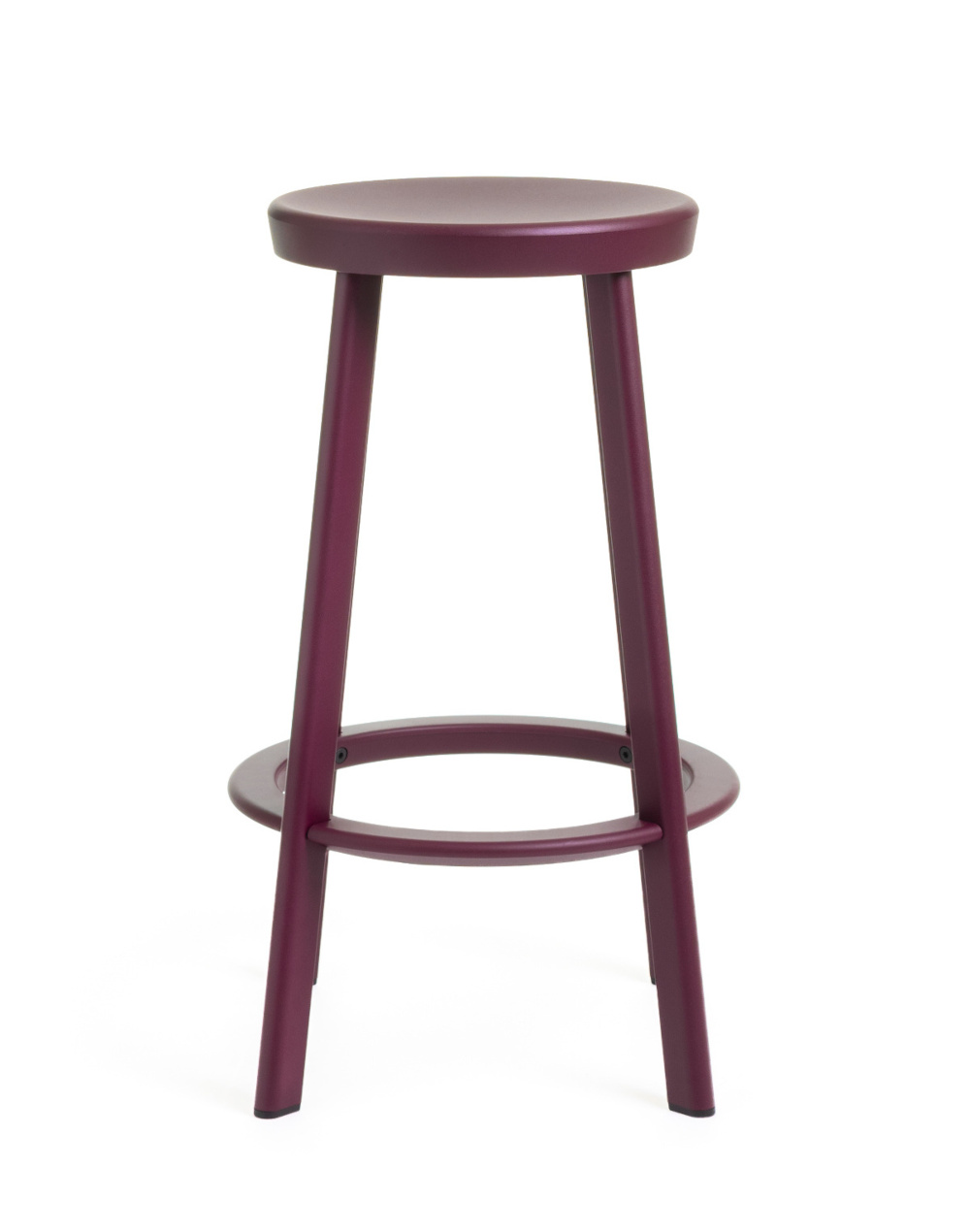 Magis Déjà-vu Barhocker 76 cm, rot/purple, modernes Design, langlebig, komfortabel, italienischer Designklassiker