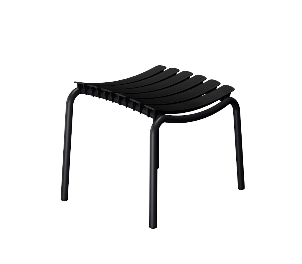 Reclips Fußhocker, schwarz