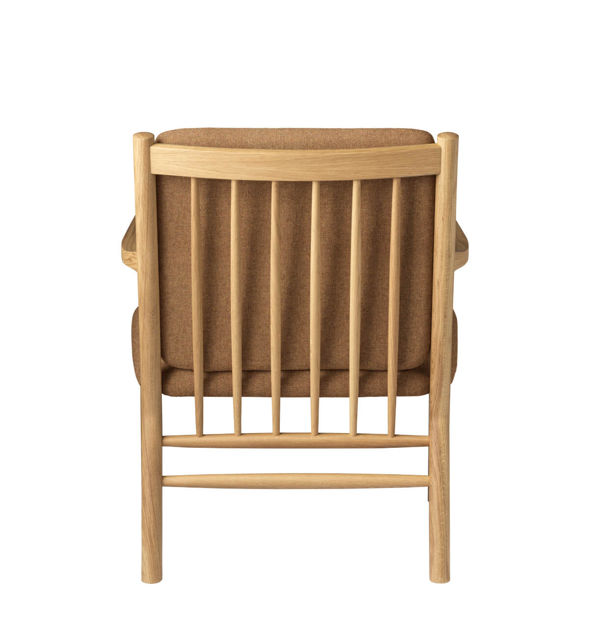 FDB Møbler J147 Sessel, nordisches Design, Eiche natur, braun, langlebig, komfortabel, funktional