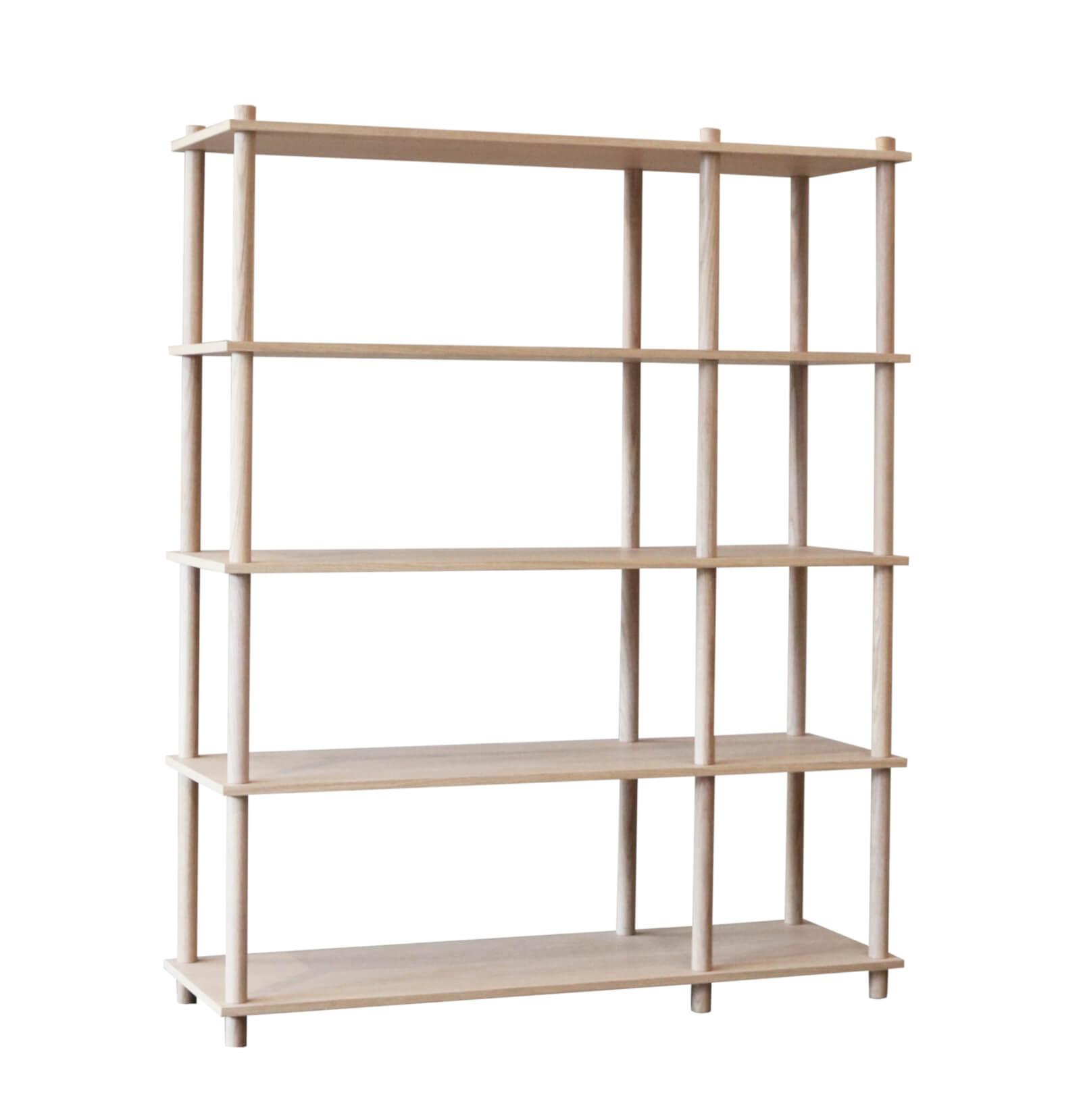 Elevate Regalsystem 9, eiche weiß pigmentiert