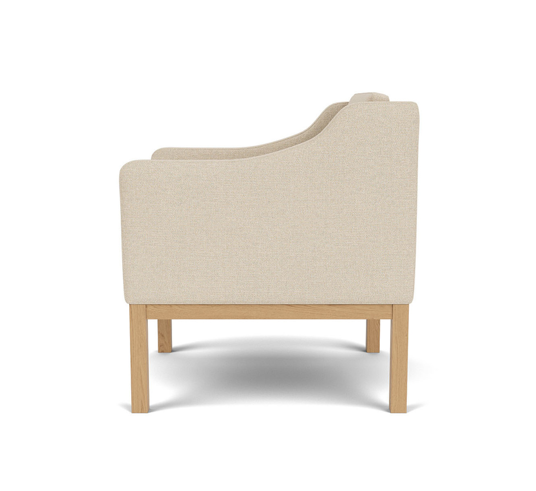 FDB Møbler L46 Sessel, Mogens Koch Design, ergonomisch, Eiche natur, beige, funktional