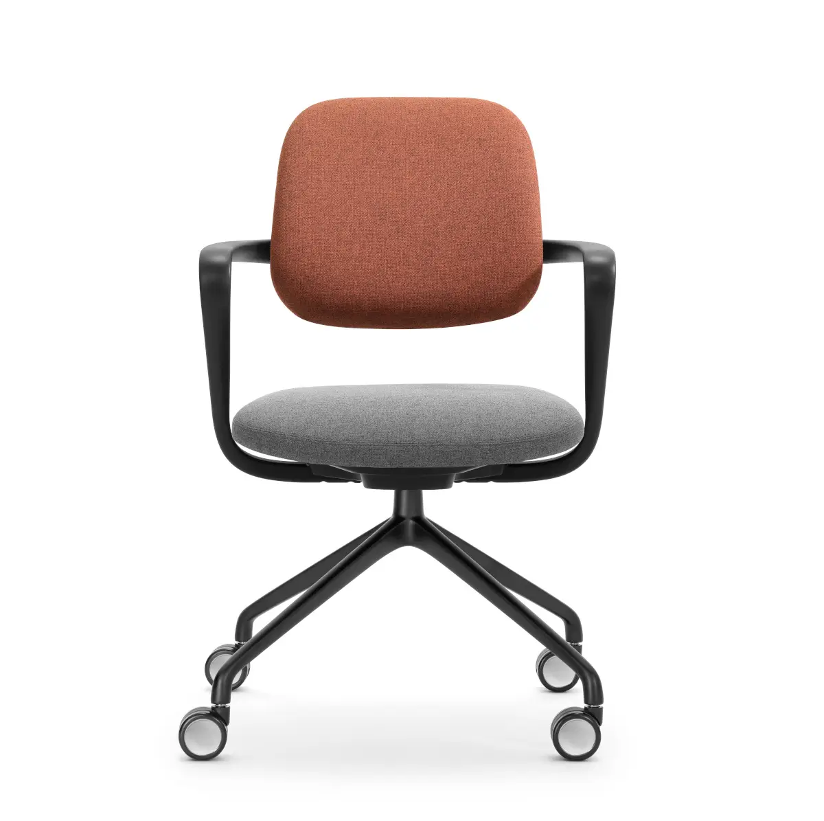 Girsberger Ategra Bürostuhl mit 4-Sternfuß und Rollen für ergonomische Arbeitsplätze und moderne Büros.