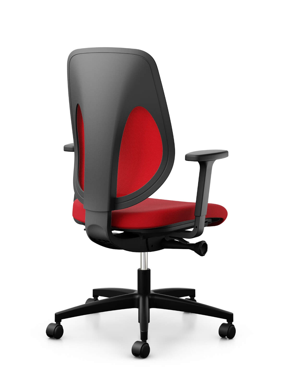 Drehbarer Giroflex 353-4029 Bürostuhl mit Netzrücken und stabiler Rollenbasis