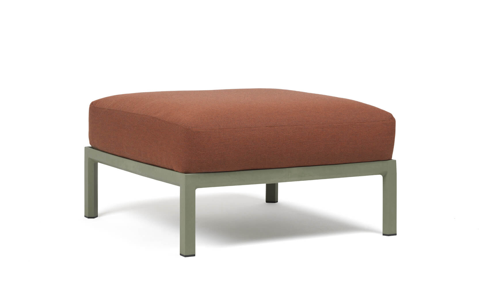 Nardi Maximo Pouf, cactus/cannella, Outdoor-Sitzhocker, wetterfest, langlebig, modernes italienisches Design