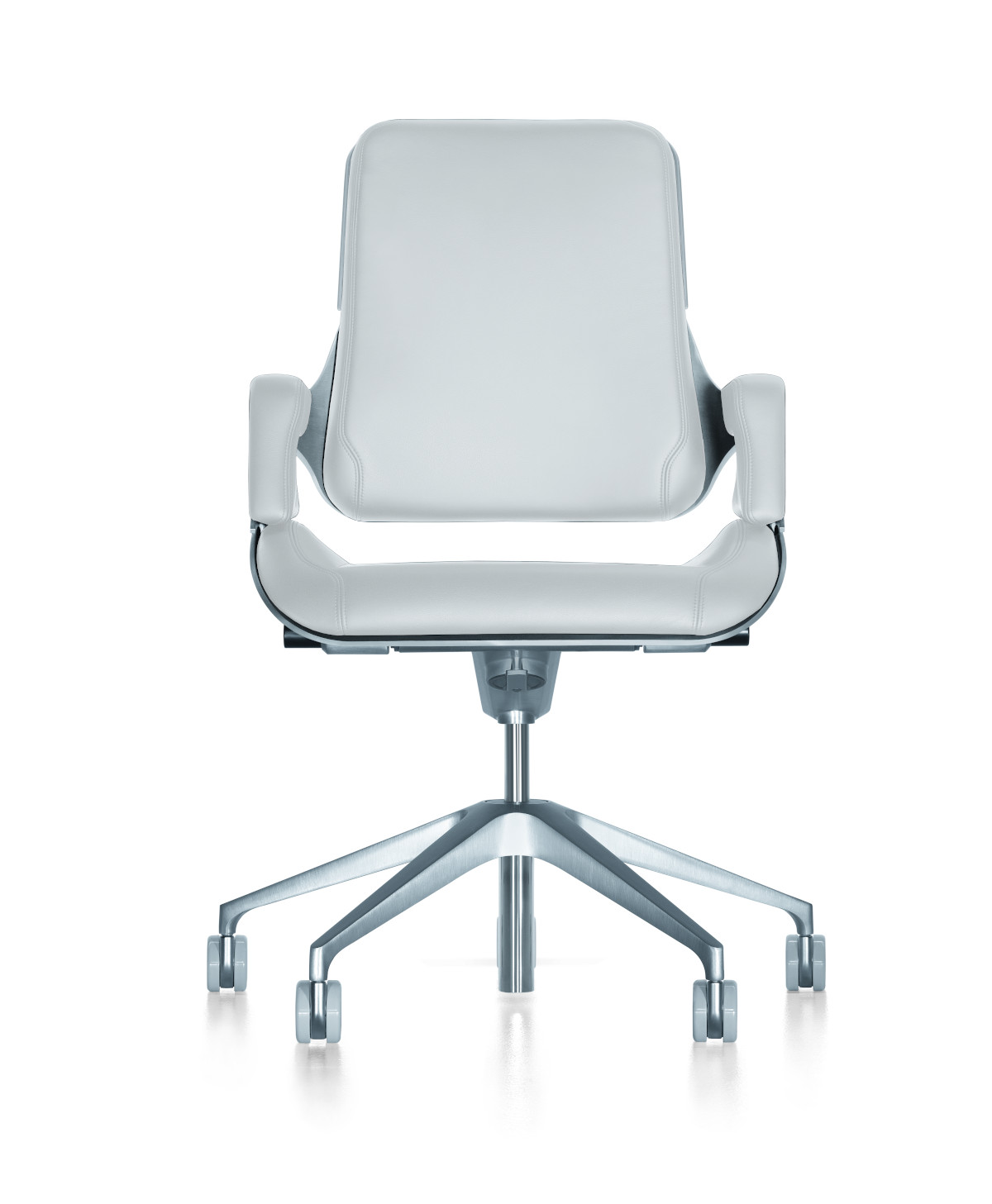 Silver 262S Chefsessel von Interstuhl mit edlem Aluminiumrahmen, luxuriösem Design und hohem Sitzkomfort