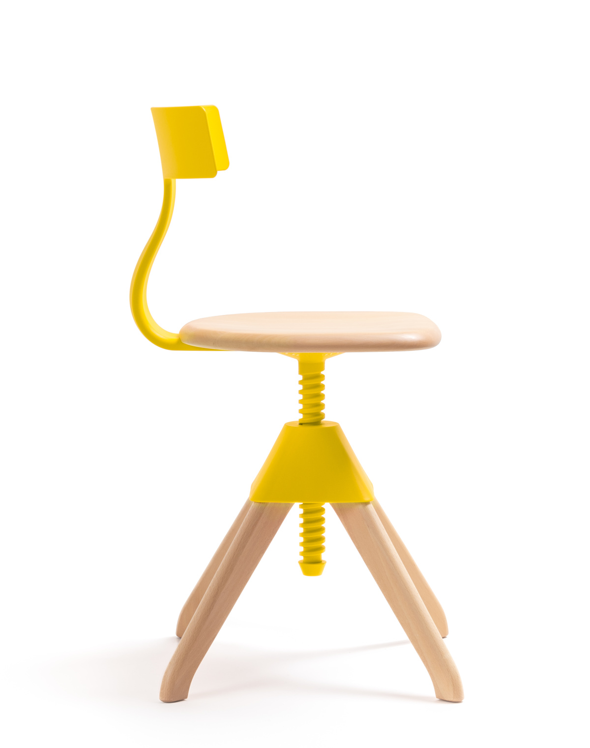 Magis Tuffy The Wild Bunch Stuhl, gelb, moderner Design-Stuhl, ergonomisch, leicht, langlebig